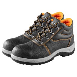 Ghete de protectie din piele cu varf de otel S1 SRC, marimea 43