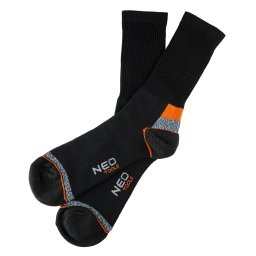 Sosete de lucru lungi NEO 43-46, cu banda elastica si întarituri