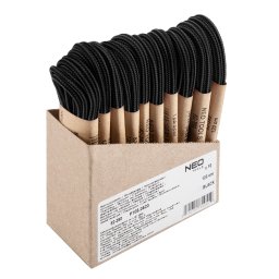 Sireturi negre pentru pantofi de lucru si trekking, 120 cm, NEO TOOLS