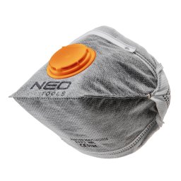Masca de protectie FFP1 pliabila cu carbon activ si valva, set 3 bucati