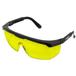 Ochelari de protectie cu lentile galbene si brate reglabile NEO Tools