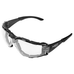 Ochelari de protectie cu insertie din spuma, lentile clare, rezistenta FT
