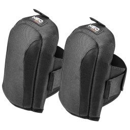 Genunchiere textile cu perna moale, fixare Velcro, poliester 600D, CE