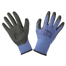 Manusi de lucru din latex si poliester, marimea 8, NEO Tools