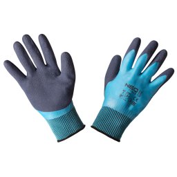 Manusi de lucru din poliester cu latex dublu, protectie 3141X, marimea 8