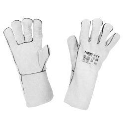 Manusi lungi de sudura MAG din piele cu fir Kevlar, Tip A, marimea 10