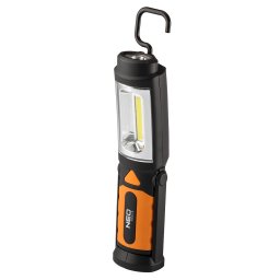 Lampa de lucru LED 3W 300 lm cu magnet si carlig, alimentare 3xAA