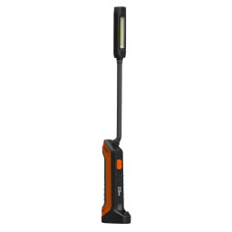 Lampa de atelier reincarcabila 400 lm COB cu lanterna si brat flexibil