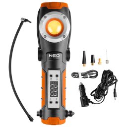 Lampa auto 4 in 1 cu compresor, lanterna si spargator geamuri USB-C