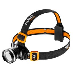 Lanterna frontala LED 400 lm cu zoom, CREE R5, alimentare 3xAAA
