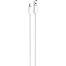 Cablu Date VISION Touch USB-A - USB-C 1m 25W PVC Alb