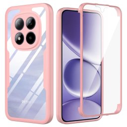 Folie de protectie Techsuit ColorVerse 360 Series + compatibil cu Xiaomi Redmi Note 15 Pro+ 5G / Poco M8 Pro 5G, Roz