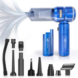 Aspirator Auto Portabil PRO3 Gadgetry cu Acumulator Interschimbabil 7500mAh 4 in 1, 18000Pa, 3 Viteze, 100W