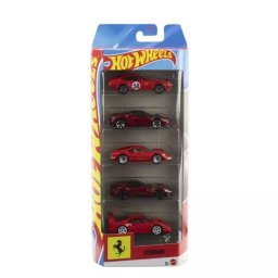 Hot Wheels: mașinuțe: Set Ferrari, 5 bucăți