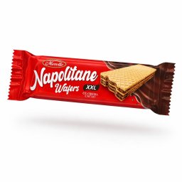 Bax Napolitane MORELLO XXL cu Cremă de Cacao 75 g – 24 Buc/Cutie