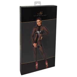 Salopetă Noir Decupată cu Power Wetlook - Negru , M