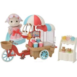 Sylvanian families - set stand tricicleta pentru popcorn