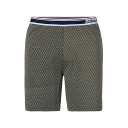s.Oliver Pantaloni de pijama bleumarin / oliv / verde deschis / alb