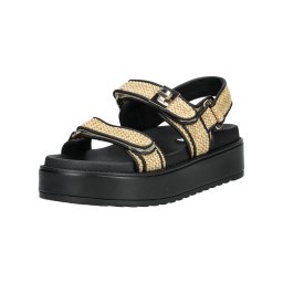STEVE MADDEN Sandale 'Bigmona' șampanie / negru