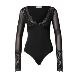 ABOUT YOU Tricou body 'Lucca' negru