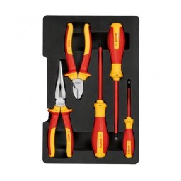 Bosch - 1600A02NG2 - Trusa scule de mana mixta, 5 bucati, izolatie 1000 V