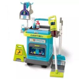 Cărucior de curățenie cu aspirator sonor - 69 de piese