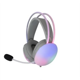 WHITE SHARK FIREFLY-W, GH-2342-W RGB Căști de gaming - Albe (Jack 3.5)