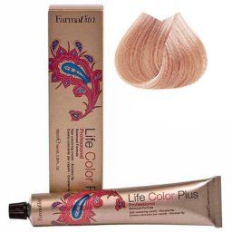 Vopsea de păr permanentă Farmavita Life Color Plus 10.5 Șaten Arămiu Platinat, 100 ml