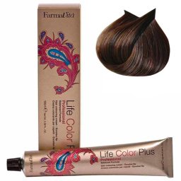 Vopsea de păr permanentă Farmavita Life Color Plus 6.35 Blond Ciocolatiu Închis, 100 ml