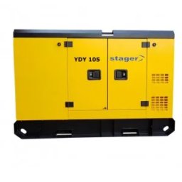 Generator insonorizat Stager YDY10S, silent 1500rpm, diesel, monofazat