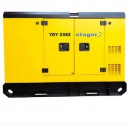 Generator insonorizat Stager YDY33S3, silent 1500rpm, diesel, trifazat