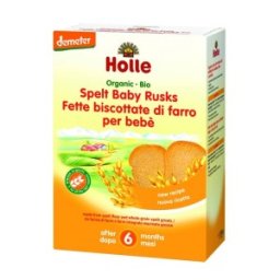 Set 2 x Paine Uscata din Grau Spelta pentru Copii Eco, Holle Baby, 200 g