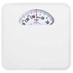 Cantar de persoane mecanic Adler 136 kg, fara baterii, alb