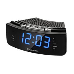Radio cu ceas Kruger&Matz cu alarma dubla, FM si afisaj LCD