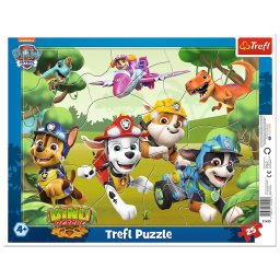 Puzzle Trefl Patrula Catelusilor, 25 piese mari, 4+ ani