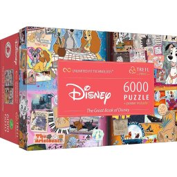 Puzzle Trefl Disney 6000 piese, Marea Carte a lui Disney, cu poster inclus