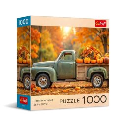 Puzzle Trefl 1000 piese Camion de Toamna, colectia SUA, poster inclus