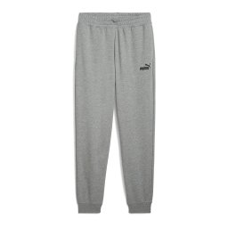 PUMA Pantaloni sport 'Ess No. 1' gri amestecat / negru