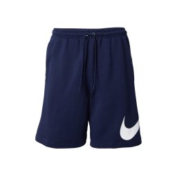 Nike Sportswear Pantaloni 'CLUB' bleumarin / alb