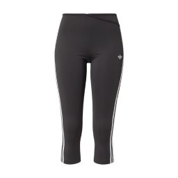 ADIDAS ORIGINALS Leggings negru / alb
