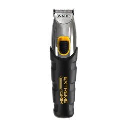 Aparat Hibrid de Tuns Barba si Parul Corporal Wahl Extreme Grip 09893.0440 Autonomie pana la 240Min Argintiu/Negru