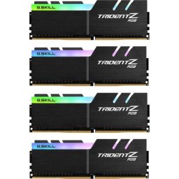 Memorie G.Skill DDR4 - 32GB -3600 - CL - 16 - Quad Kit, Trident Z RGB (black, F4-3600C16Q-32GTZRC)