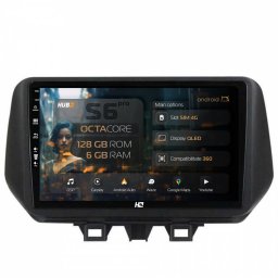 Navigatie Hyundai Tucson (2018-2020) 6GB RAM Android Octacore Slot Sim 4G DSP GPS Wi-FI Carplay Android Auto USB Bluetooth Waze Touchscreen 9 Inch