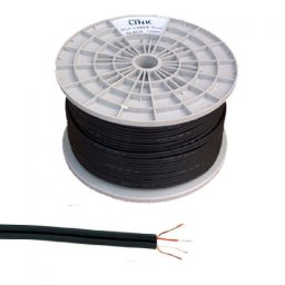 CABLU 2RCA 4MM NEGRU ROLA 100m