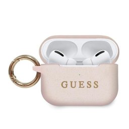Husă Guess Silicone Glitter pentru AirPods Pro 1/2 – Roz