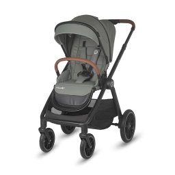 Sistem modular 3 in 1 Aspen Moss Green cu Scoica auto i Size Knox Black