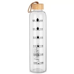Sticla pentru Apa cu Capac din Bambus, Vilde, 1 l