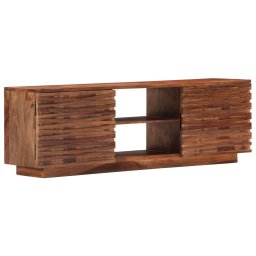 Comoda TV, 120 x 30 x 40 cm, lemn masiv de acacia GartenMobel Dekor