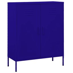 Dulap de depozitare, bleumarin, 80x35x101,5 cm, otel GartenMobel Dekor