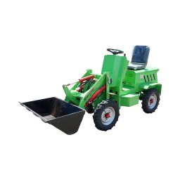 Mini incarcator frontal electric articulat 4x4, 400 kg, 60V/70Ah Breckner